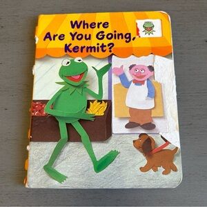 VTG Where Are You Going, Kermit? Muppets Lift & Look Flap Board Book Speer-Lyon